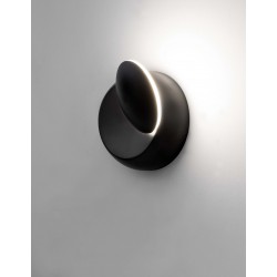 Black Aluminium LED 5 Watt 230 Volt 247Lm 3000K IP20 D: 14 W: 7 H: 14 cm Adjustable 