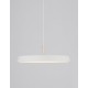 Matt White Aluminium & Acrylic LED 35 Watt 230 Volt 2662Lm 3000K IP20 D: 50 H: 120 cm Adjustable Height 