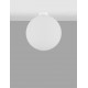 Opal Glass & White Metal LED E27 1x12 Watt 230 Volt IP20 Bulb Excluded D: 30 H: 32 cm Adjustable height 
