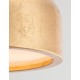 Metal & Acrylic Diffuser Gold Leaf Outside Matt White Inside LED E27 2x12 Watt 230 Volt IP20 Bulb Excluded D: 35 H: 13 cm 