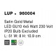 Satin Gold Metal LED GU10 4x10 Watt 230 Volt IP20 Bulb Excluded L: 51 W: 8 H: 10.9 cm Rotating & Adjustable 
