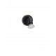 Satin Black Metal LED GU10 1x10 Watt 230 Volt IP20 Bulb Excluded D: 8 W: 6.7 H: 10.9 cm Rotating & Adjustable 