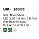 Satin Black Metal LED GU10 1x10 Watt 230 Volt IP20 Bulb Excluded D: 8 W: 6.7 H: 10.9 cm Rotating & Adjustable 