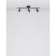 Satin Black Metal LED GU10 3x10 Watt 230 Volt IP20 Bulb Excluded L: 49 W: 8 H: 10.9 cm Rotating & Adjustable 