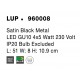 Satin Black Metal LED GU10 4x10 Watt 230 Volt IP20 Bulb Excluded L: 51 W: 8 H: 10.9 cm Rotating & Adjustable 