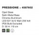 Opal Glass Satin Metal Base Chrome Aluminium LED E27 3x12 Watt 230 Volt IP20 Bulb Excluded D: 50 H: 110 cm Adjustable height 