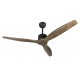 Fan Steel Matt Black Walnut Wood D: 132 H: 32-45 cm 5 Speed Remote, 66cm Blade DC 26W,AC110-240V 4000CFM 200RPM,<30 dB,4.8Kg Sum