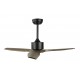 Fan Steel Matt Black Walnut Wood D: 132 H: 32-45 cm 5 Speed Remote, 66cm Blade DC 26W,AC110-240V 4000CFM 200RPM,<30 dB,4.8Kg Sum