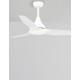 Fan Steel & Glass ABS Blades White or Black,D: 122 H: 35-48 cm 5 Speed Remote, 51cm Blade DC 42W,AC220-240V 5000CFM 220RPM,< 30 