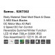 Fan Steel & Glass ABS Blades White or Black,D: 122 H: 35-48 cm 5 Speed Remote, 51cm Blade DC 42W,AC220-240V 5000CFM 220RPM,< 30 