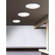 White Opal Glass White Metal LED E27 1x12 Watt 230 Volt IP44 Bulb Excluded D: 26 H: 7 cm