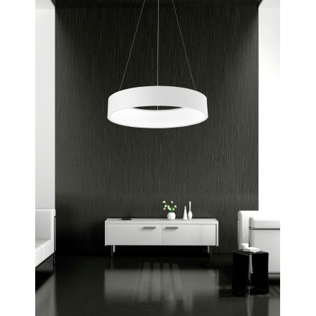 4000K Matt White Aluminium & Acrylic LED 54 Watt 230 Volt 2124Lm 3000K IP20 D: 60 H: 120 cm Adjustable Height 