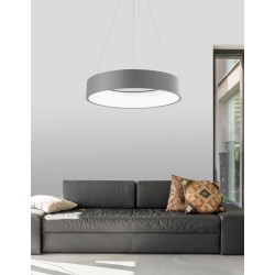 3000K Gray Aluminium & Acrylic LED 56 Watt 230 Volt 2124Lm 3000K IP20 D: 60 H: 120 cm Adjustable Height 
