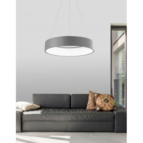 3000K Gray Aluminium & Acrylic LED 56 Watt 230 Volt 2124Lm 3000K IP20 D: 60 H: 120 cm Adjustable Height 