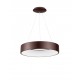 Coffee Brown Aluminium & Acrylic LED 42 Watt 230 Volt 3010Lm 3000K IP20 D: 60 H: 120 cm Adjustable Height 