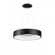 Black Aluminium & Acrylic LED 42 Watt 230 Volt 3010Lm 3000K IP20 D: 60 H: 120 cm Adjustable Height 