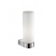 White Opal Glass Chrome Aluminium LED E14 1x5 Watt 230 Volt Bulb Excluded IP44 L: 5 W: 7.5 H: 21.5 cm 