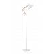 White Metal & Natural Wood LED E27 1x12 Watt 230 Volt IP20 Bulb Excluded Cable Length: 180 cm D: 25 H: 170 cm 