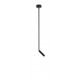 Black Aluminium Adjustable LED Samsung 3 Watt 190Lm 3000K IP20 D: 8 W: 12 H: 80 cm 