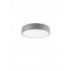 Gray Aluminium Acrylic Diffuser LED 30 Watt 230 Volt 1800Lm 3000K IP20 D: 40 H: 10 cm 