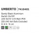 Sandy Black Aluminium Switch On/Off LED GU10 1x10 Watt IP20 220-240 Volt Bulb Excluded D: 6 H: 15 cm 