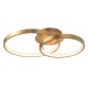 Gold Leaf Aluminium & Acrylic LED 42 Watt 230 Volt 3529Lm 3000K IP20 L: 64 W: 45 H: 14 cm 