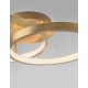 Gold Leaf Aluminium & Acrylic LED 42 Watt 230 Volt 3529Lm 3000K IP20 L: 64 W: 45 H: 14 cm 