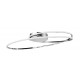 Chrome Aluminium & Acrylic LED 28 Watt 230 Volt 1950Lm 3000K IP20 L: 60 W: 35 H: 15 cm 