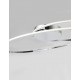 Chrome Aluminium & Acrylic LED 28 Watt 230 Volt 1950Lm 3000K IP20 L: 60 W: 35 H: 15 cm 