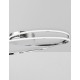 Chrome Aluminium & Acrylic LED 28 Watt 230 Volt 1950Lm 3000K IP20 L: 60 W: 35 H: 15 cm 