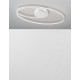 White Aluminium & Acrylic LED 28 Watt 230 Volt 1950Lm 3000K IP20 L: 60 W: 35 H: 15 cm 