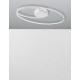White Aluminium & Acrylic LED 28 Watt 230 Volt 1950Lm 3000K IP20 L: 60 W: 35 H: 15 cm 