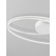 White Aluminium & Acrylic LED 28 Watt 230 Volt 1950Lm 3000K IP20 L: 60 W: 35 H: 15 cm 