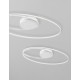 White Aluminium & Acrylic LED 28 Watt 230 Volt 1950Lm 3000K IP20 L: 60 W: 35 H: 15 cm 