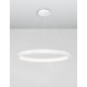 Triac Dimmable Sandy White Aluminium & Acrylic LED 52 Watt 230 Volt 2685Lm 3000K IP20 D: 61 H1: 6 H2: 120 cm Adjustable Height 