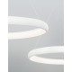 Triac Dimmable Sandy White Aluminium & Acrylic LED 52 Watt 230 Volt 2685Lm 3000K IP20 D: 61 H1: 6 H2: 120 cm Adjustable Height 