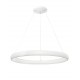 Triac Dimmable Sandy White Aluminium & Acrylic LED 80 Watt 230 Volt 4000Lm 3000K IP20 D: 81 H1: 6 H2: 120 cm Adjustable Height 