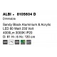 Triac Dimmable Sandy Black Aluminium & Acrylic LED 80 Watt 230 Volt 4000Lm 3000K IP20 D: 81 H1: 6 H2: 120 cm Adjustable Height 