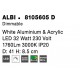 Not Dimmable White Aluminium & Acrylic LED 32 Watt 230 Volt 1952Lm 3000K IP20 D: 41 H: 8.5 cm 