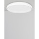 Triac Dimmable White Aluminium & Acrylic LED 50 Watt 230 Volt 2876Lm 3000K IP20 D: 61 H: 8.5 cm 