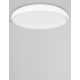 Triac Dimmable White Aluminium & Acrylic LED 96 Watt 230 Volt 6068Lm 3000K IP20 D: 81 H: 8.5 cm 