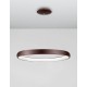 Triac Dimmable Coffee Brown Aluminium & Acrylic LED 52 Watt 230 Volt 2685Lm 3000K IP20 D: 61 H: 120 cm Adjustable Height 