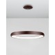 Triac Dimmable Coffee Brown Aluminium & Acrylic LED 52 Watt 230 Volt 2685Lm 3000K IP20 D: 61 H: 120 cm Adjustable Height 