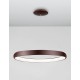 Triac Dimmable Coffee Brown Aluminium & Acrylic LED 80 Watt 230 Volt 4000Lm 3000K IP20 D: 81 H: 120 cm Adjustable Height 