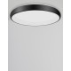 Triac Dimmable Sandy Black Aluminium & Acrylic LED 50 Watt 230 Volt 2876Lm 3000K IP20 D: 61 H: 8.5 cm 