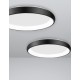 Triac Dimmable Sandy Black Aluminium & Acrylic LED 50 Watt 230 Volt 2876Lm 3000K IP20 D: 61 H: 8.5 cm 
