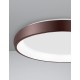 Triac Dimmable Brown Aluminium & Acrylic LED 50 Watt 230 Volt 2876Lm 3000K IP20 D: 61 H: 8.5 cm 