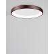 Triac Dimmable Brown Aluminium & Acrylic LED 50 Watt 230 Volt 2876Lm 3000K IP20 D: 61 H: 8.5 cm 