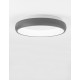 Triac Dimmable Sandy Gray Aluminium & Acrylic LED 32 Watt 230 Volt 1952Lm 3000K IP20 D: 41 H: 8.5 cm 
