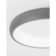 Triac Dimmable Sandy Gray Aluminium & Acrylic LED 32 Watt 230 Volt 1952Lm 3000K IP20 D: 41 H: 8.5 cm 